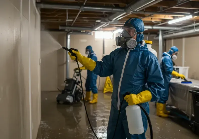 Basement Sanitization and Antimicrobial Treatment process in Hitchcock County, NE